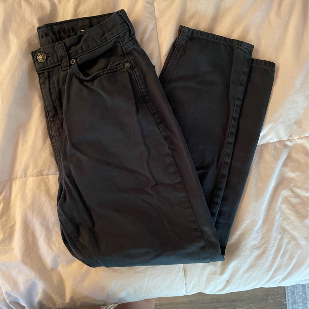 Dark Green mom jeans